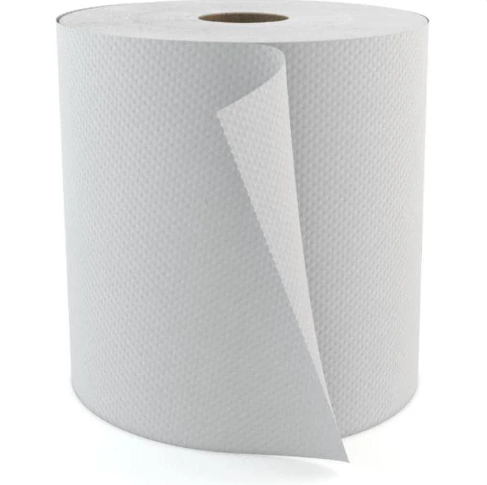 800 Feet Select White Roll Hand Towels - Cascades Tissue Group - 6 Rl/Cs - H080