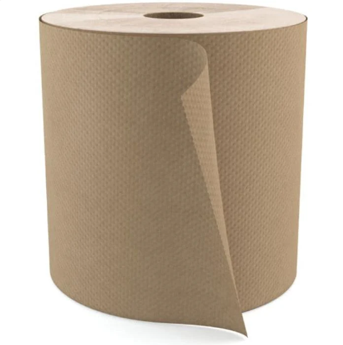 Kraft Roll Hand Towels - H085 - Cascades Tissue Group - 800 Feet - 6 Rl/Cs