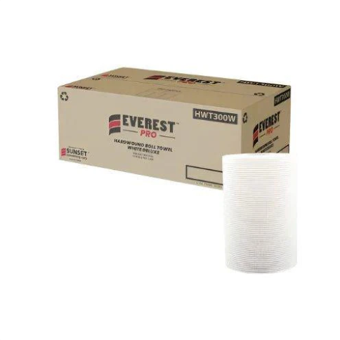 White Paper Hand Towel Roll - HWT300W - Everest Pro - 7.76" x 300 Feet