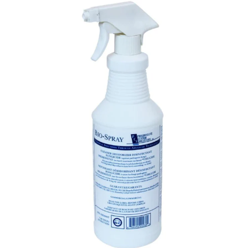 215165 - Bio Organic Solutions - 1 Lilter, BioSpray Cleaner/Disinfectant RTU, 12 Bottles per Case - Model Number: 215165 UPC: 80649400238