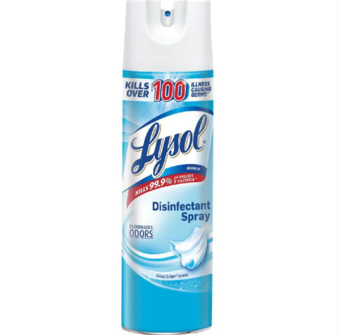Disinfectant Spray - RBG75570 - Lysol - 350 gm Spring WaterFall - 12Btl/Cs